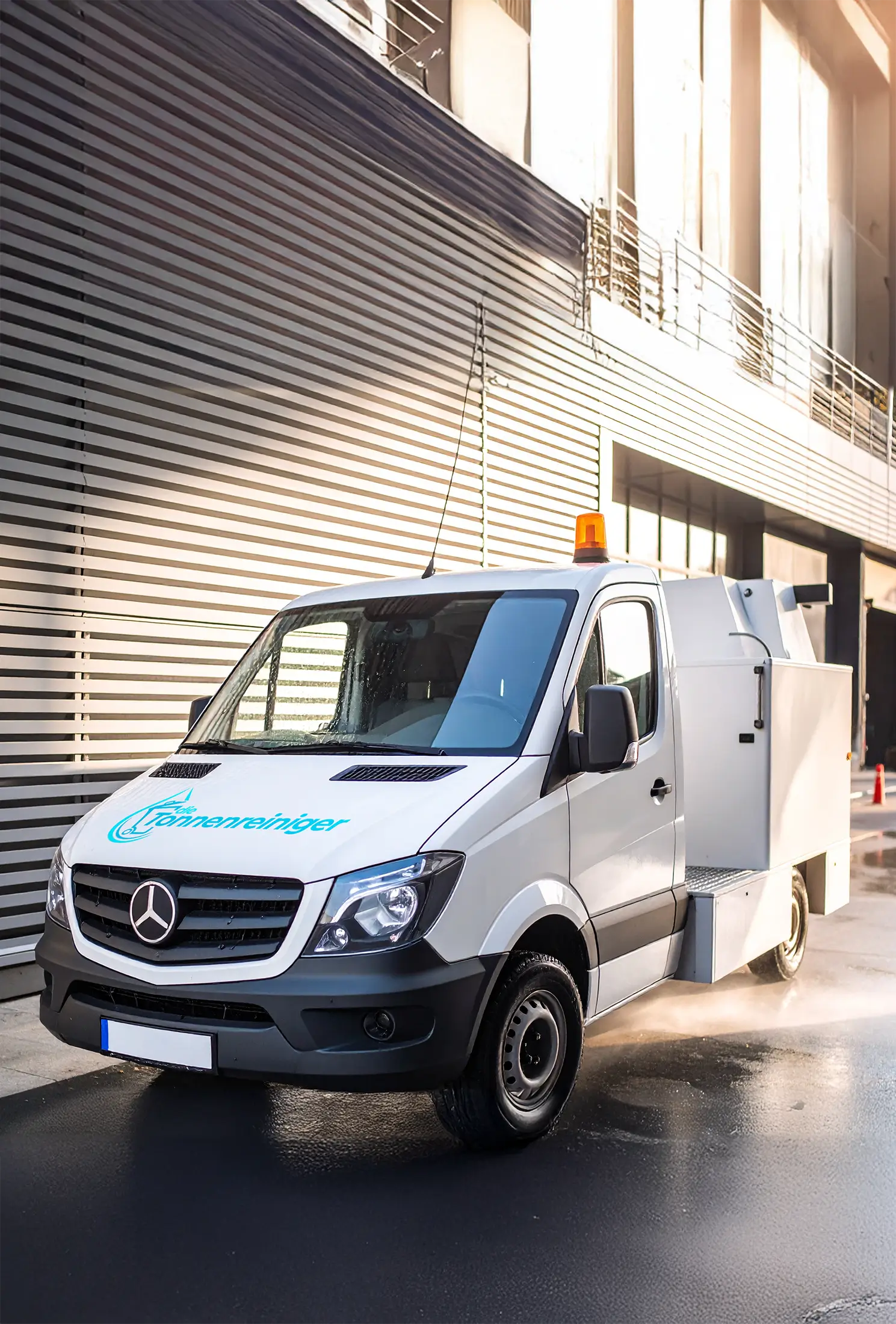 Nachhaltiger Wasserkreislauf bei der Mülltonnenreinigung